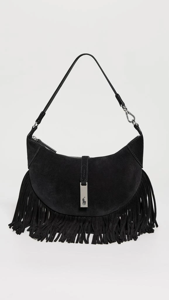 Ralph Lauren Suede Fringe Shoulder Bag 1