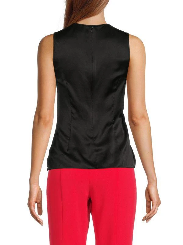 Elizabeth and James Everly Ruched Silk Top 2