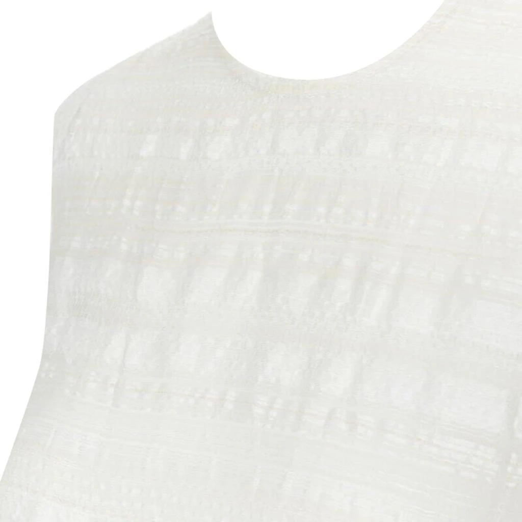 Raey striped semi sheer midi casual day dress 2