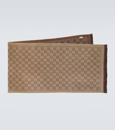 Gucci GG wool jacquard scarf 1