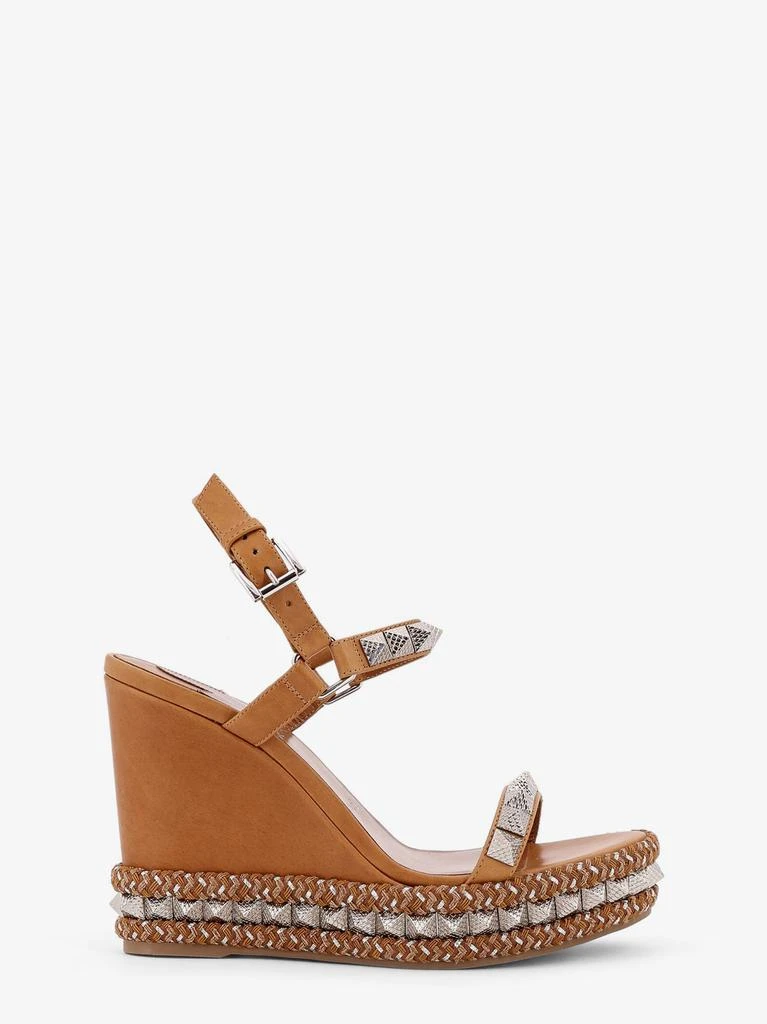 Christian Louboutin Pyraclou 110 plateau sandals with studs 1