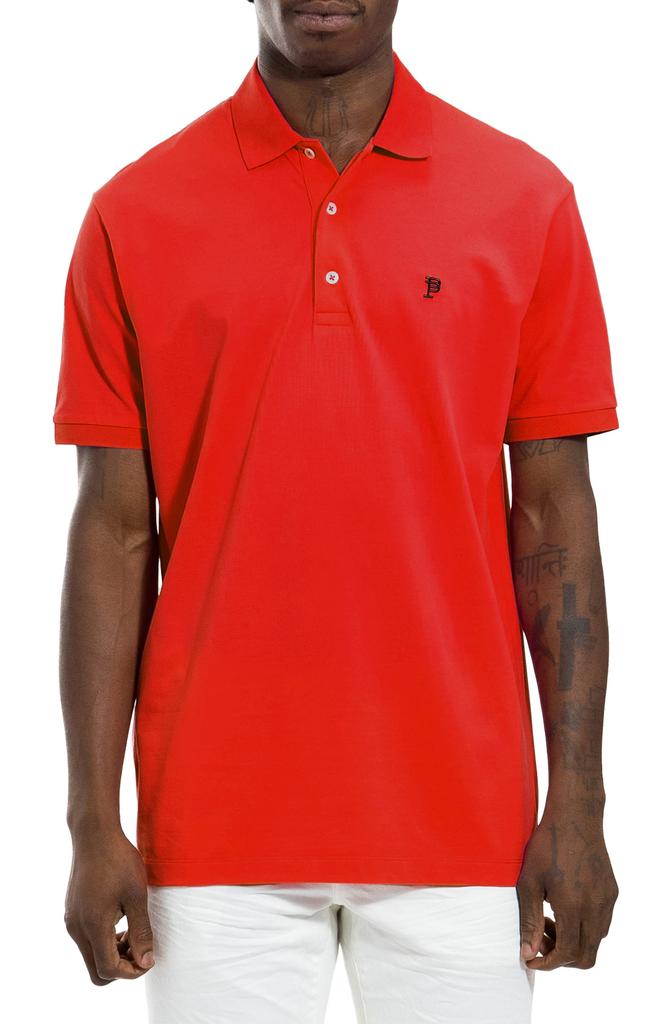 Purple Brand Cotton Knit Piqué Polo
