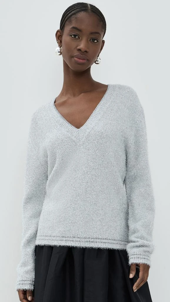 Le Superbe Celestial Knit V Neck Sweater 6