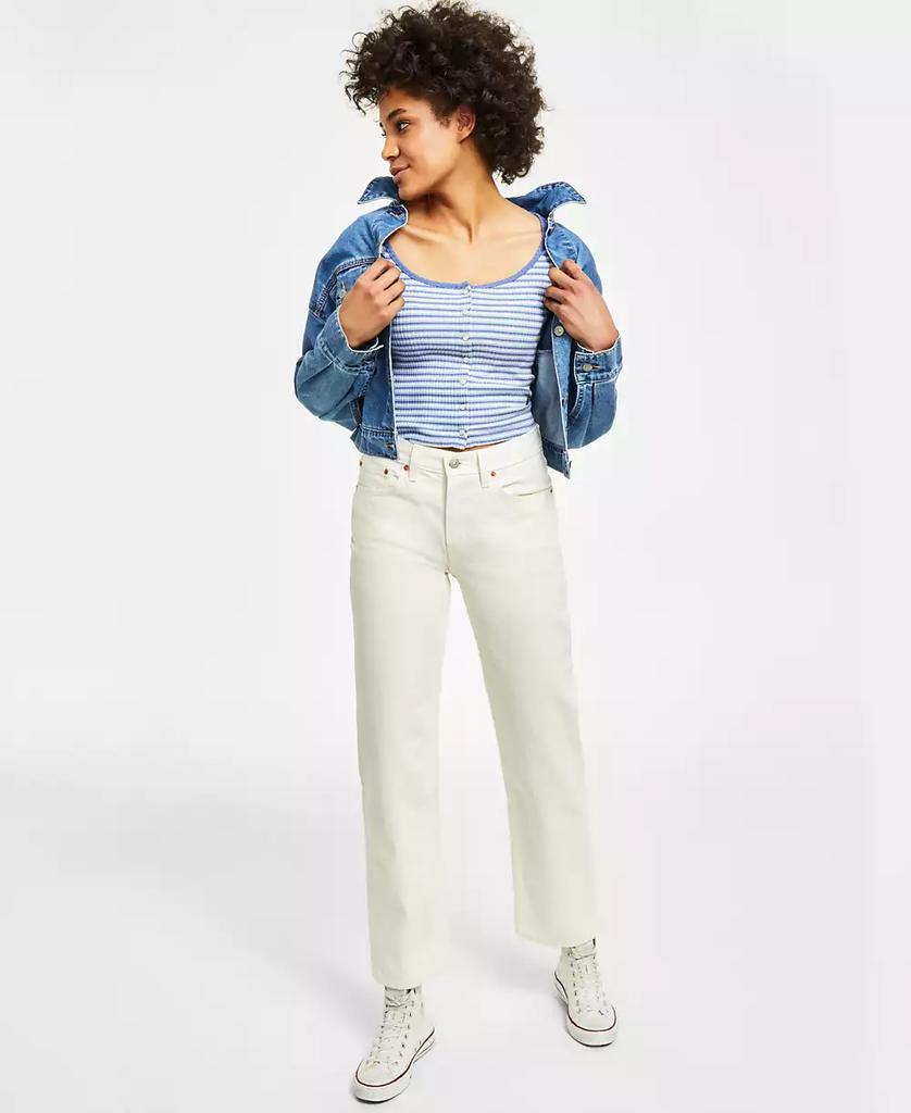 Levi's Low Pro Classic Straight-Leg High Rise Jeans