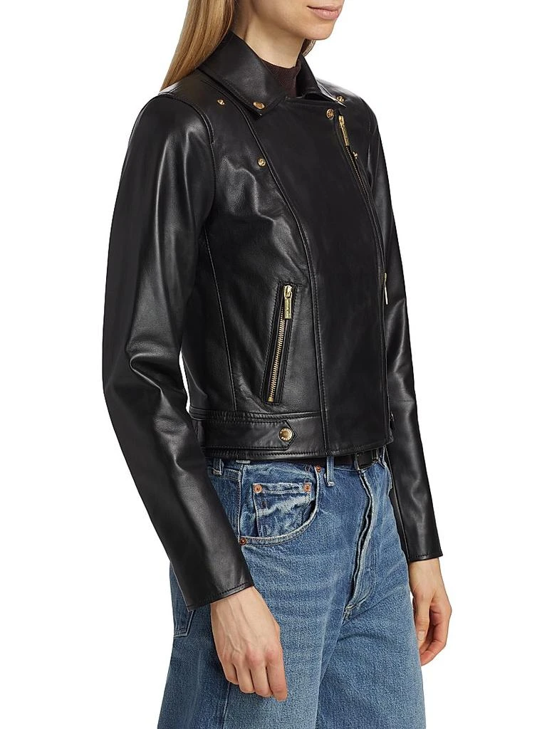 Michael Kors Leather Moto Jacket 4