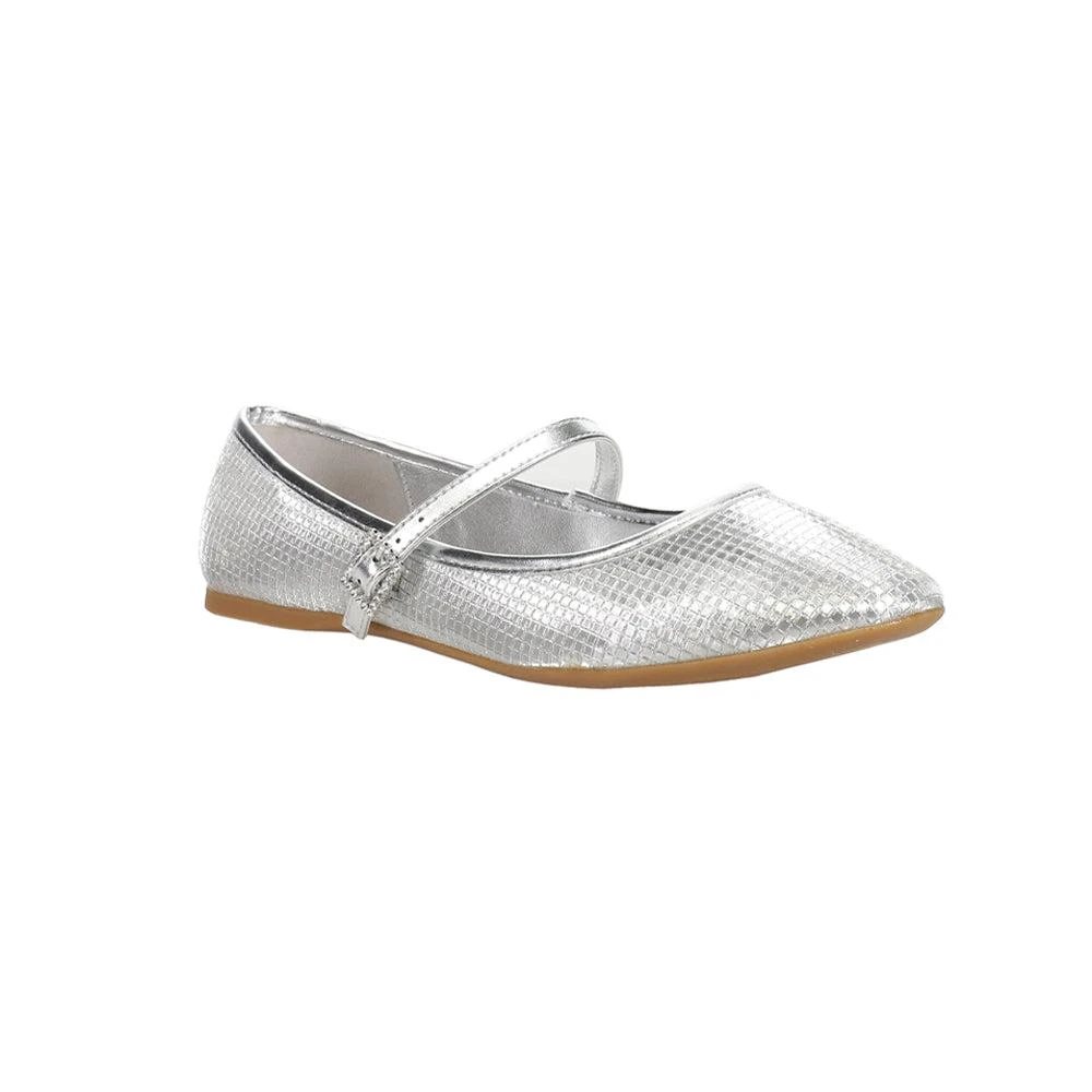 Nina Wally Metallic Rhinestone Mary Jane Ballet Flats (Little Kid-Big Kid) 2