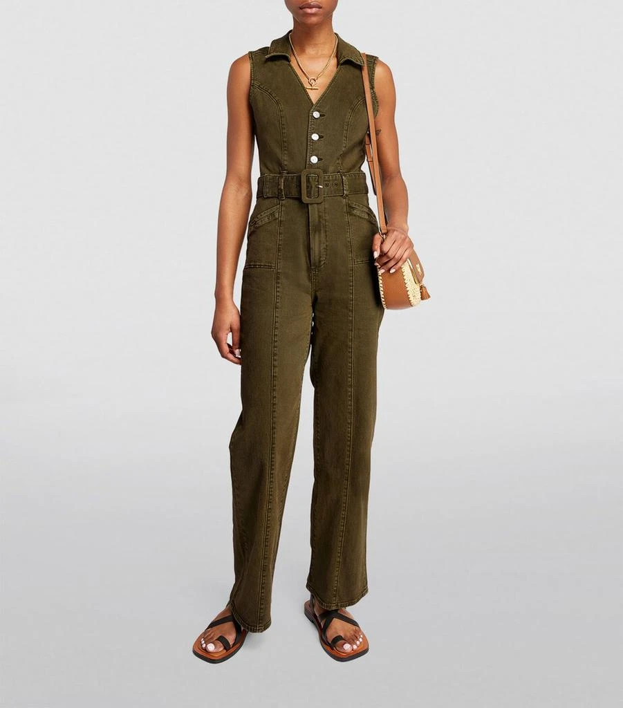 Paige Denim Belted Sasha Jumpsuit 2