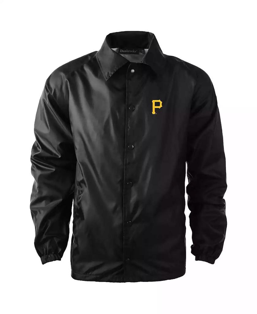 Dunbrooke Men's Pittsburgh Pirates Coach's Raglan Full-Snap Windbreaker Jacket