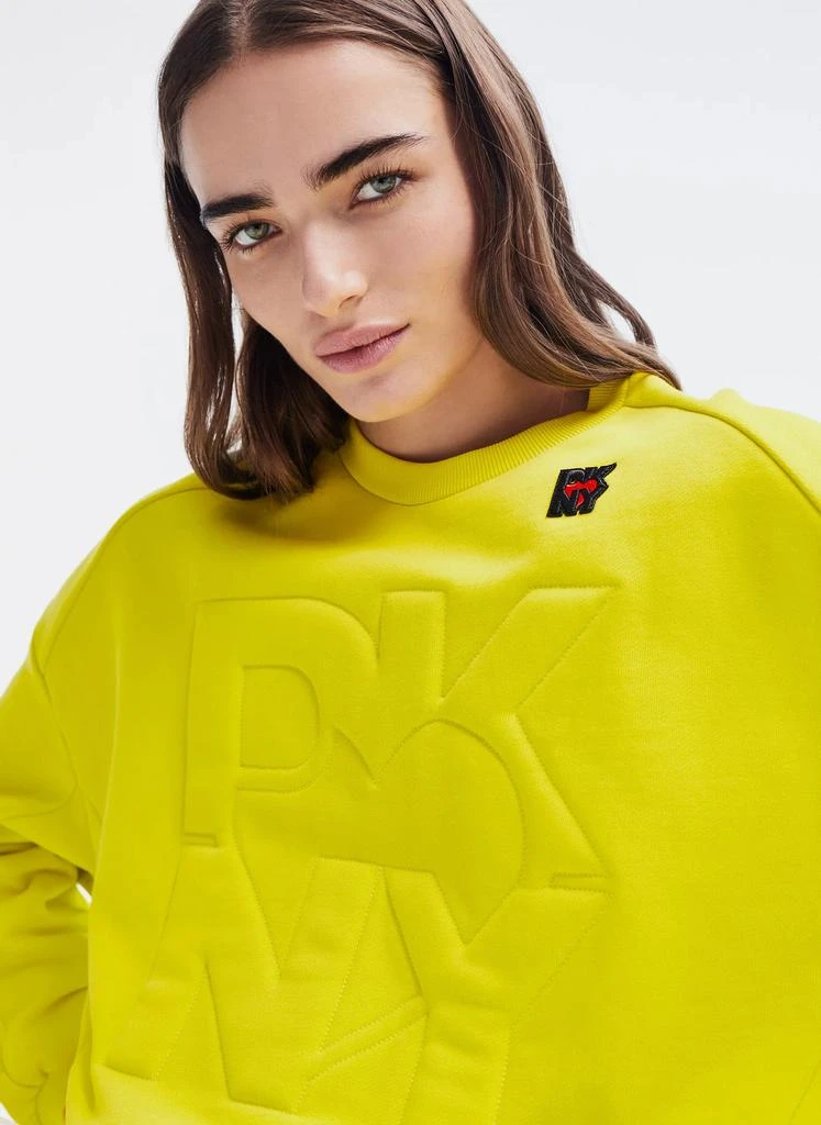 DKNY TERRY CREW NECK SWEATSHIRT 3