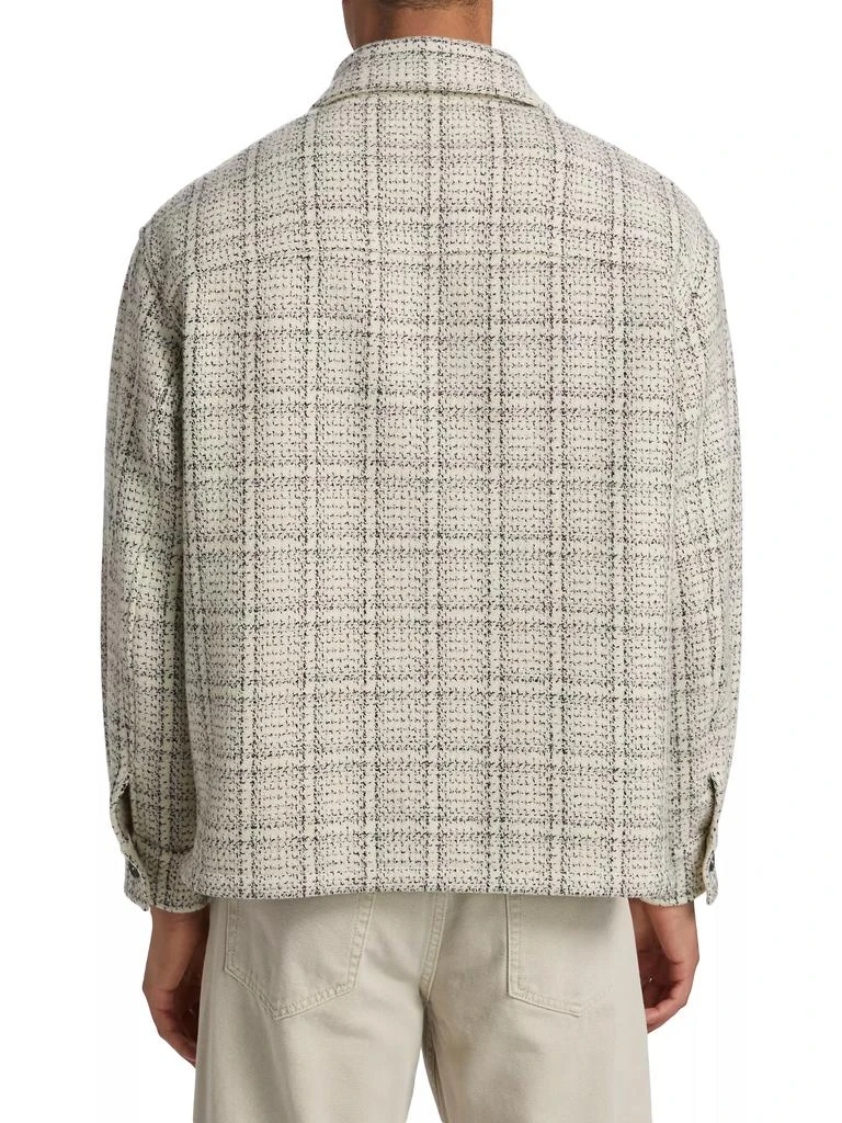 FRAME Flannel Overshirt Jacket 5