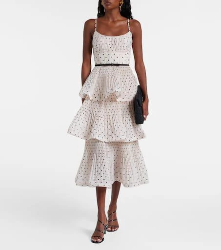 Shop Polka-dot tiered midi dress on Sale at BeyondStyle  Get 20% Off Polka- dot tiered midi dress with Limited-Time Flash Deals, Exclusive Discounts,  and Special Offers. Enjoy Unbeatable Savings on Polka-dot tiered