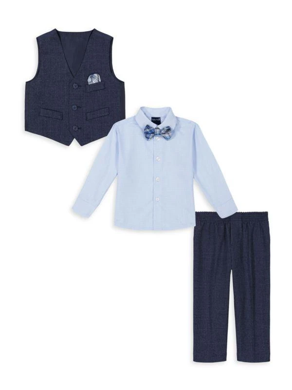 Nautica Baby Boy's Vest, Bow-Tie, Shirt, & Pants Set 1