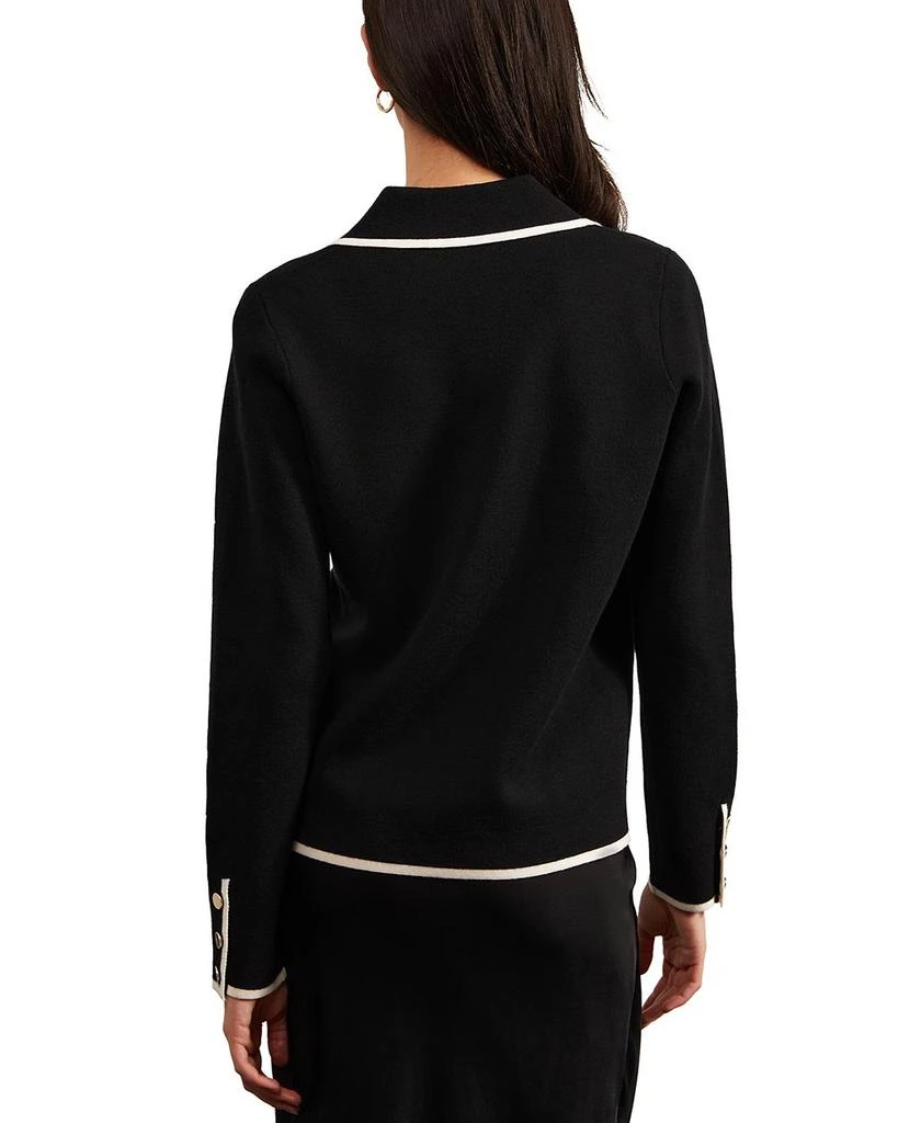HOBBS LONDON Limited Hatfield Tipped Knit Blazer 8