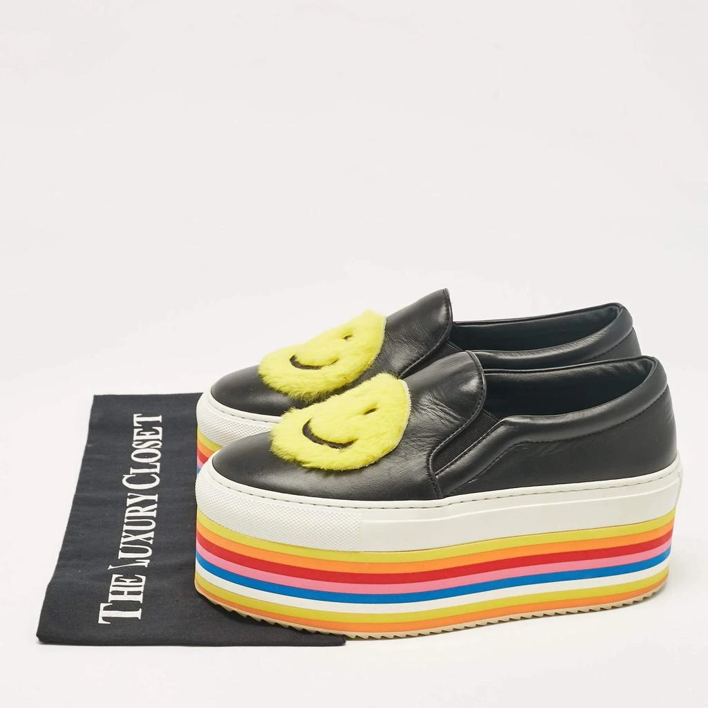 Joshua Sanders Joshua Sanders Black Leather Slip On Sneakers Size 36 9