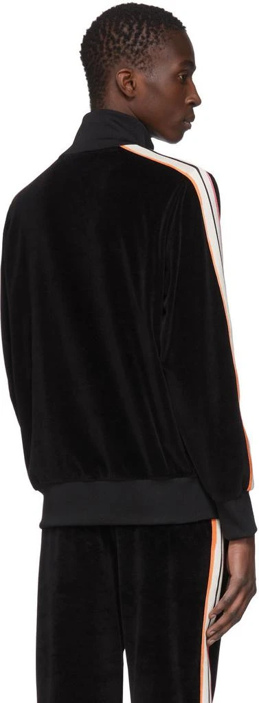 Palm Angels Black Chenille Track Jacket 3