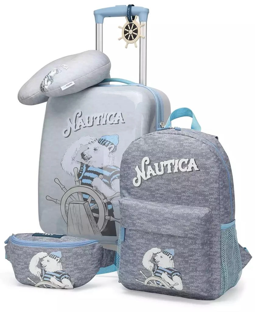 Nautica Kids Adventure 5-Piece Airline Approved Carry-On Luggage Set 1