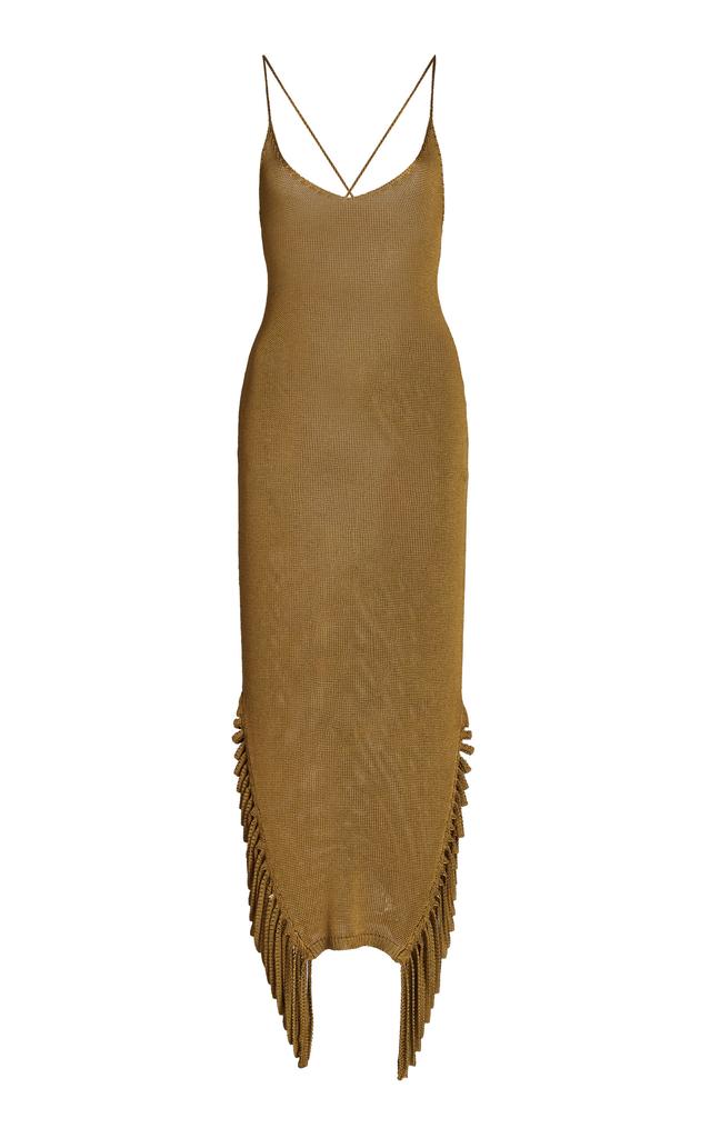 Aisling Camps Aisling Camps - Stalactite Slip Dress - Gold - M - Moda Operandi