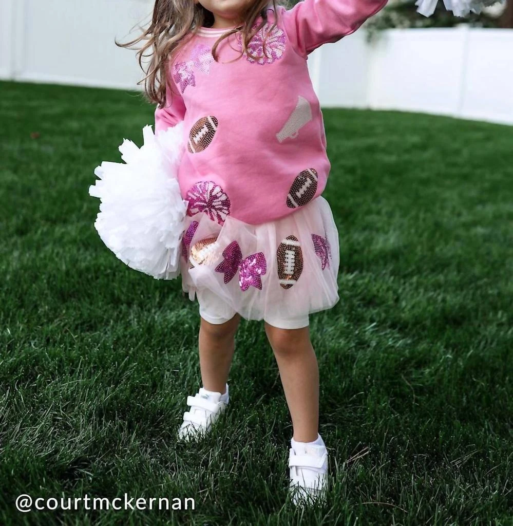 mudpie Mudpie - Sequin Cheer Shirt
