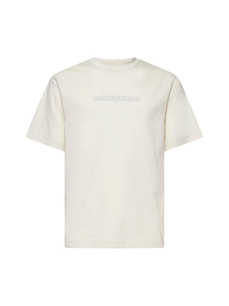 Burberry Burberry Logo Embroidered Crewneck T-Shirt