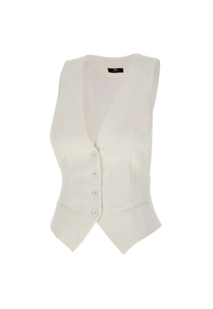 ELISABETTA FRANCHI Elisabetta Franchi V-Neck Racerback Waistcoat 1