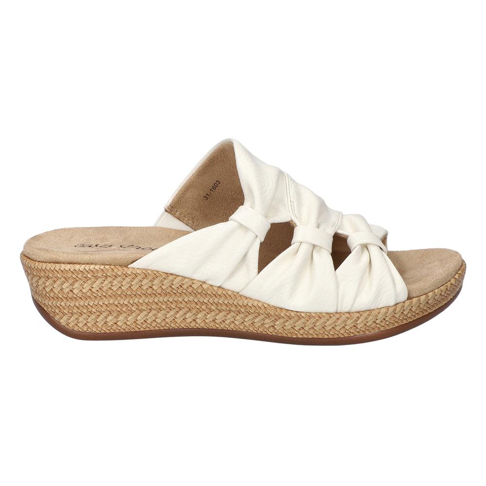 Easy Street Bertina Rafia Wedge Sandals