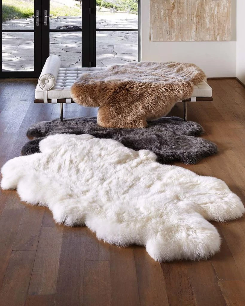 UGG Sheepskin Area Throw Rug, 4' x 6' 1