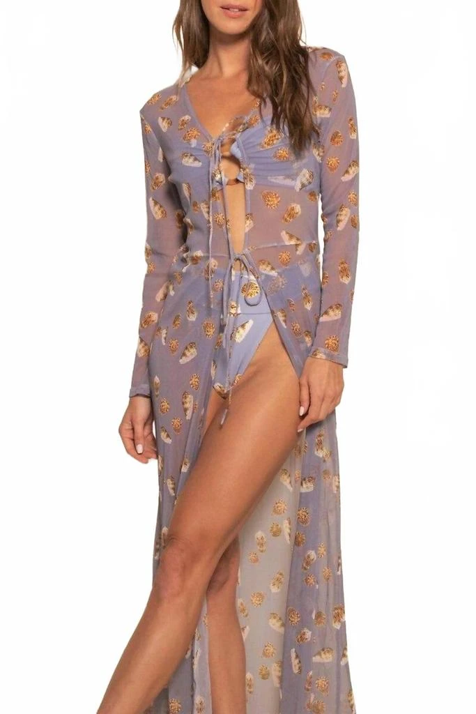 Montce Women
s Mesh Olivia Kimono In Shell 2