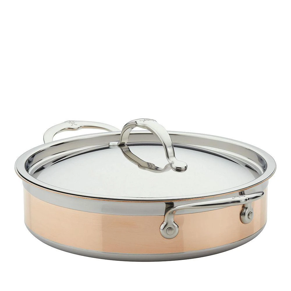 Hestan CopperBond® 3.5-Quart Induction Copper Sauteuse Braiser with Lid 4