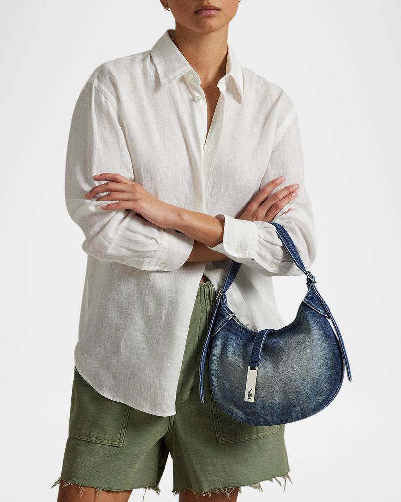 Ralph Lauren Polo ID Denim Shoulder Bag