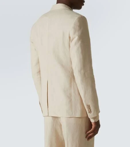 Dolce 
Gabbana Double-breasted linen blazer 4