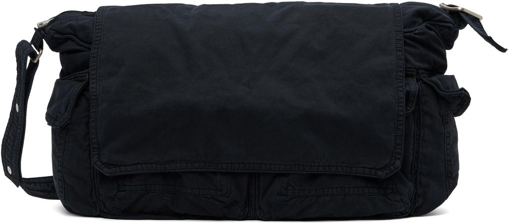 ERL Black Twill Cargo Bag