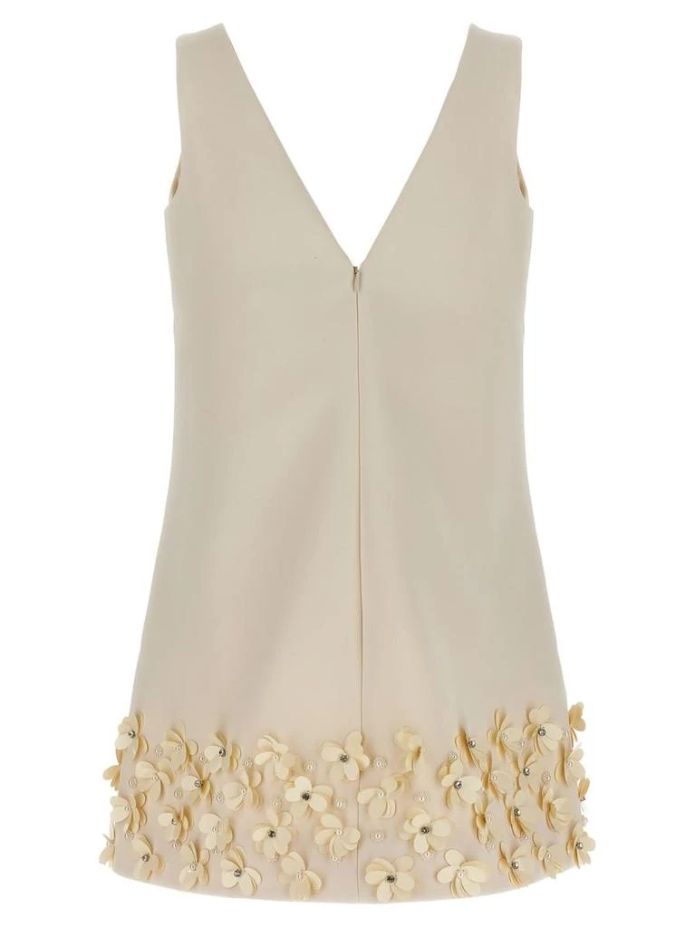 Self Portrait Self-Portrait 'Cream Crepe 3D Sequin Mini' Dress 2