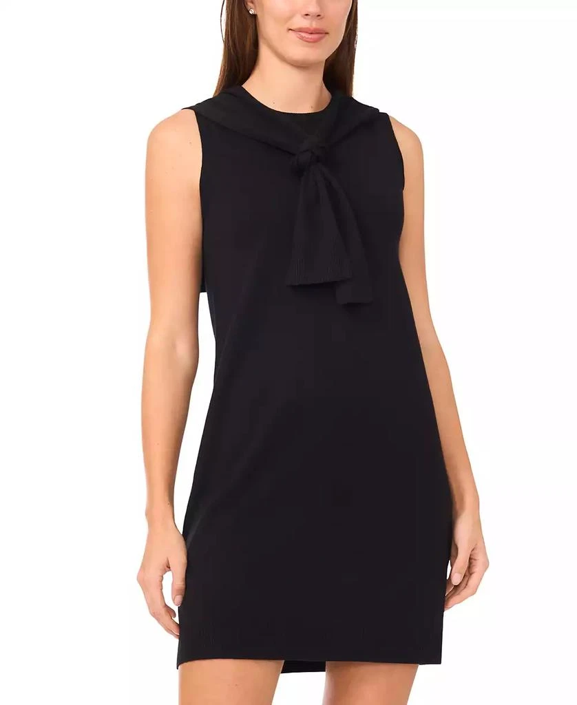 MSK Women
s Sleeveless Cardigan Overlay Sweater Dress 2