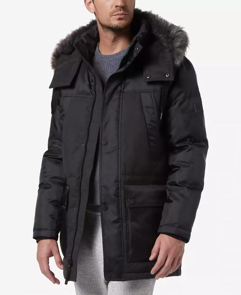 Shop Men's Tripp Oxford Poly & Faux Wool Combo Down Parka on Sale