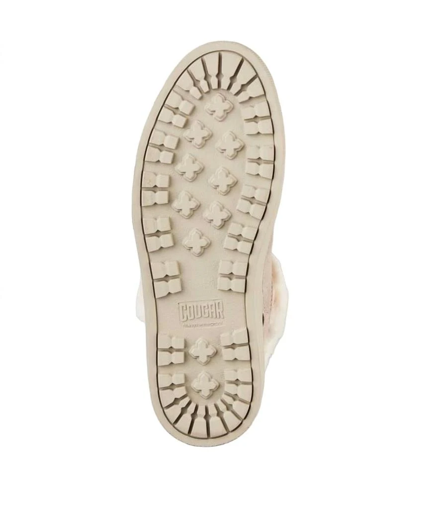 Cougar Women's Duffy Suede Waterproof Winter Sneaker In Mushroom 5