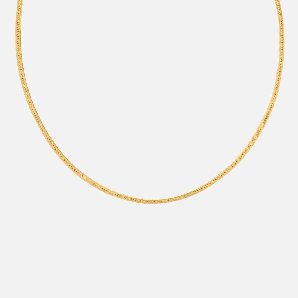 ASTRID & MIYU Snake Chain Gold-Plated Necklace 1
