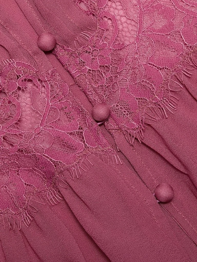 LOVESHACKFANCY Farah Ruffled Chiffon Top 7