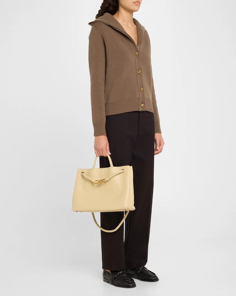 Bottega Veneta Andiamo Medium Leather Tote Bag 6