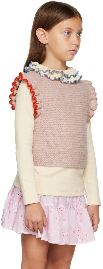 Misha & Puff Kids Pink Fiora Vest