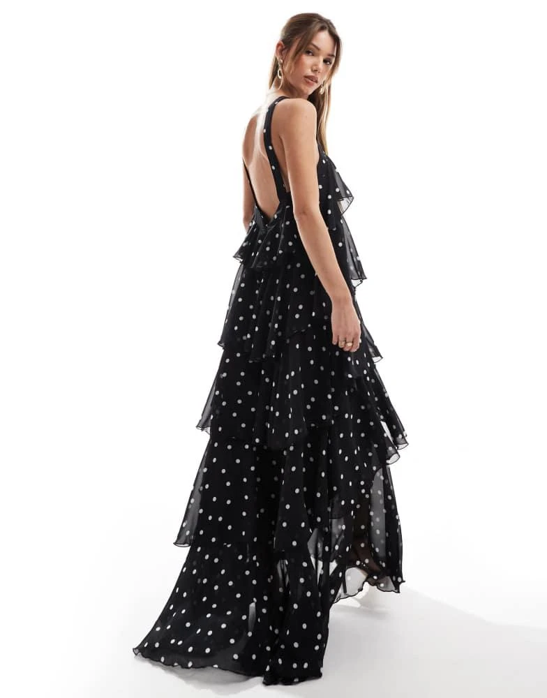slim fit dress slacks Black Halter Neck Dress