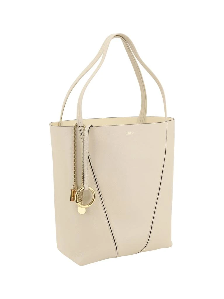 Chloé Chloé Spin Charm Detailed Tote Bag 3