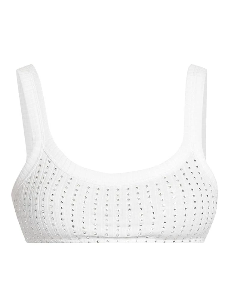 The Attico Thermostrass Macro Rib Bra Top 1