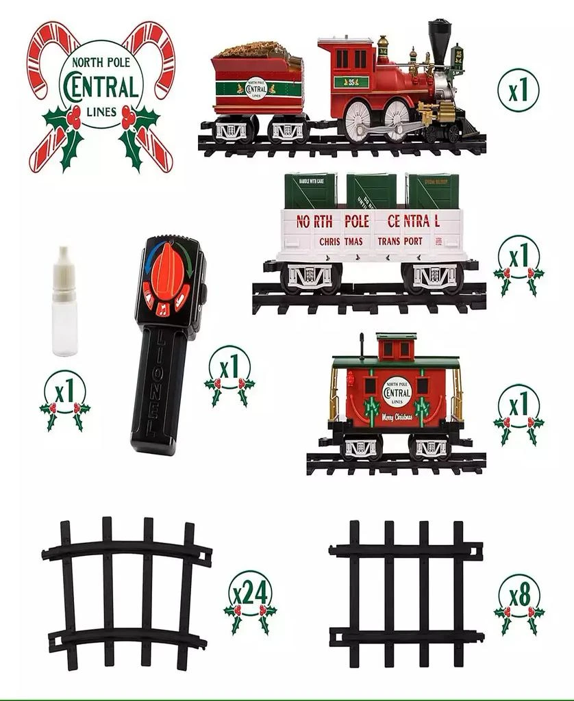Lionel North Pole Central Ready to Play Train Set with Bluetooth 8