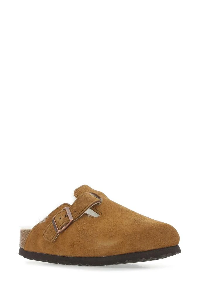 Birkenstock Camel suede Boston slippers 1