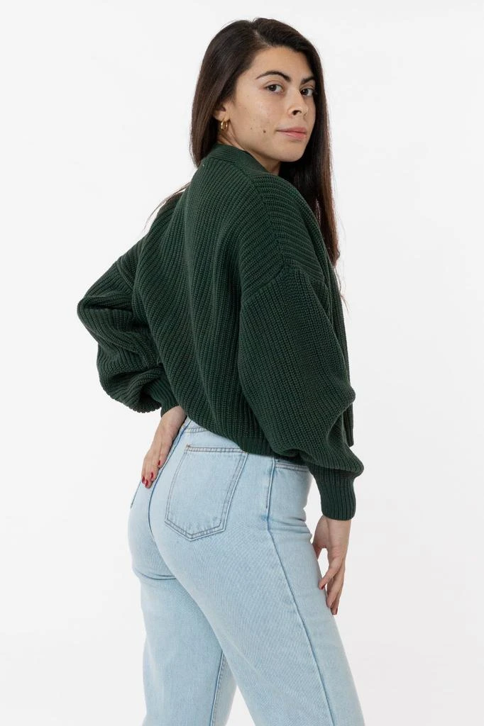 Los Angeles Apparel FM35GD - Fisherman Cropped Cardigan 17