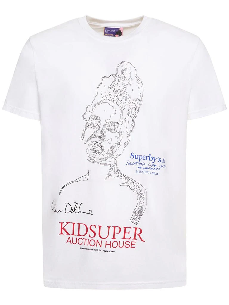 KIDSUPER STUDIOS Fashion Show Print Cotton Jersey T-shirt 1