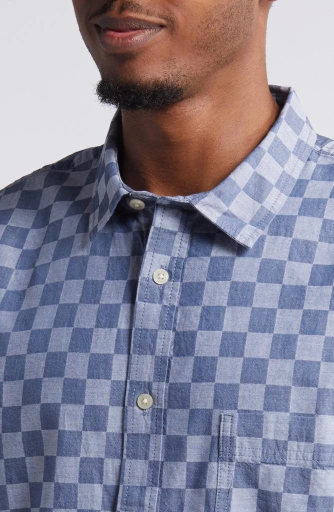 Vans Wade Checkerboard Short Sleeve Button-Up Shirt 2