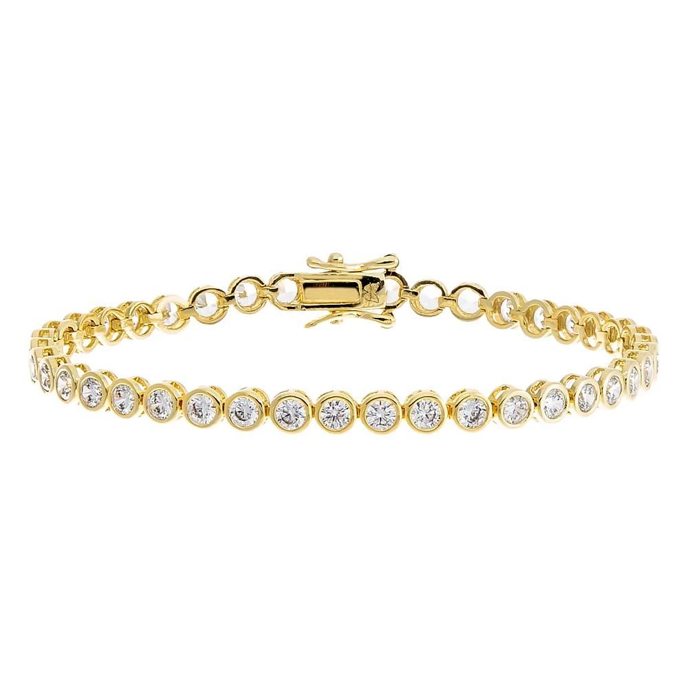 Adina Eden Bezel Tennis Bracelet 1