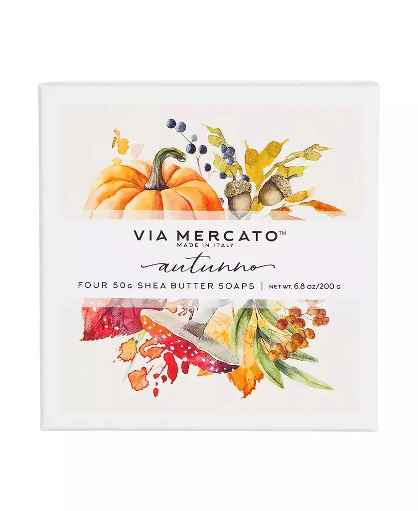 European Soaps Via Mercato Gift Set, 50g Soap Set, 4 Piece