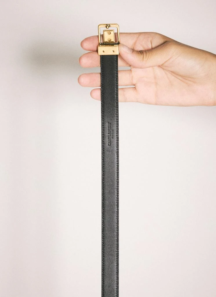 Yves Saint Laurent Cassandre Patent Belt 6
